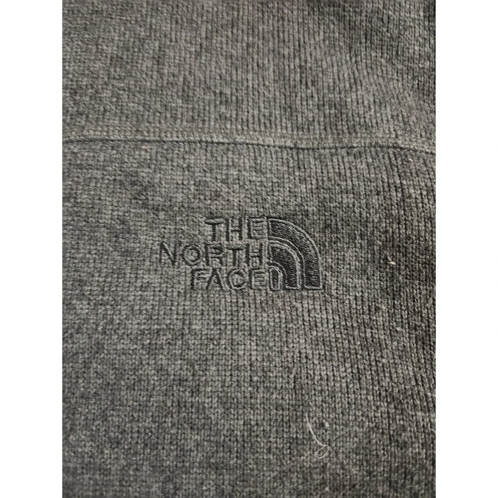 The North Face Mens Large Gray Fleece Full Zip Jacket Lined Pockets Gordon Lyons